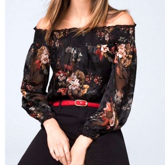 White House Black Market Tops - NWT White House Black Market Off Shoulder Blouse